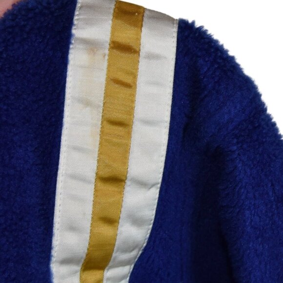 Vintage Cheer Jacket Women S-M Royal Gold Blue Varsity Lettermans Cheerleading - Picture 10 of 11
